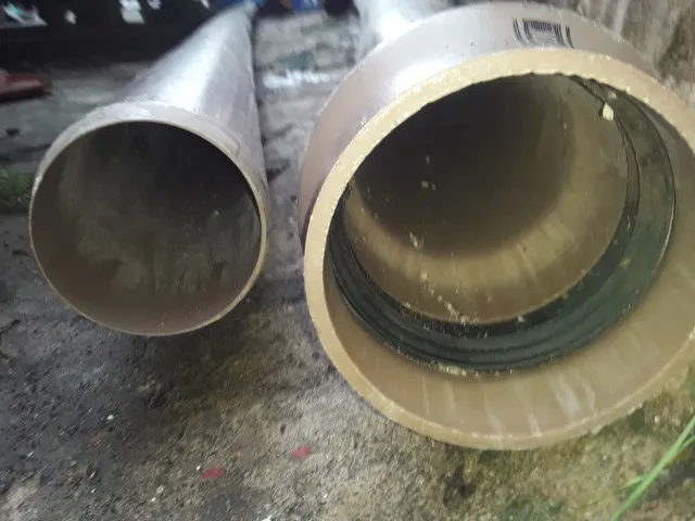 Tubo cano pvc parede Grossa