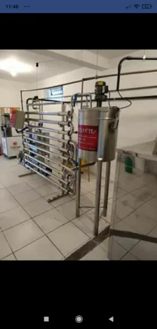 Tanque de entrada e tanque de saída para pasteurizadora