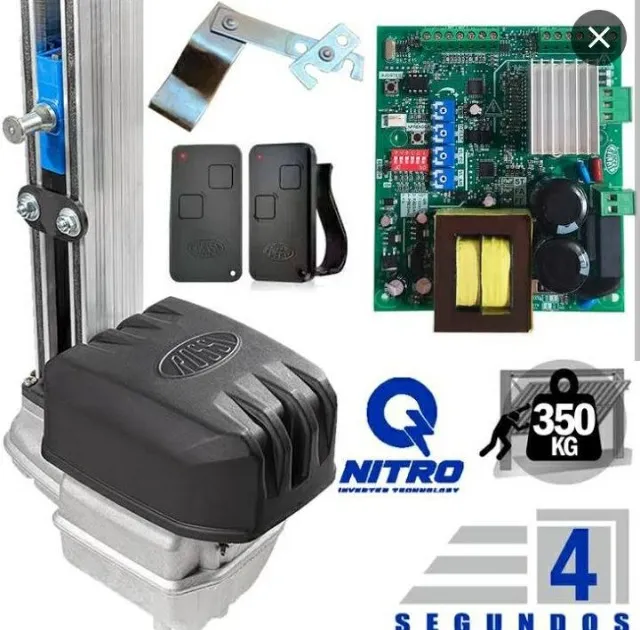 Motor Basculante Rossi Nano Nitro Play 350kg 4s Rápida (instalado)