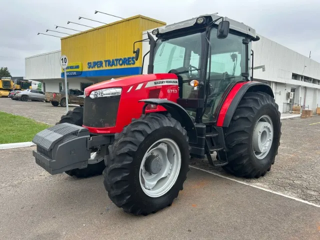 Trator Massey Ferguson 6713 ano 2019.