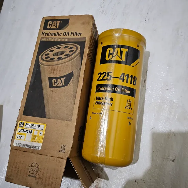 Trator esteira carregadeira caterpillar filtro óleo hidráulico 2254118