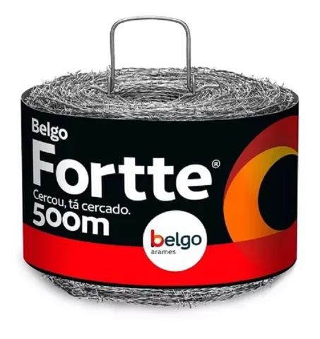 Arame Farpado Rolo com 500 Metros