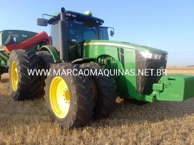 JD 8345R Ano 2017 ILS com 3.640 hrs, Rodado dual dianteira, Antena SF 6000, Completo