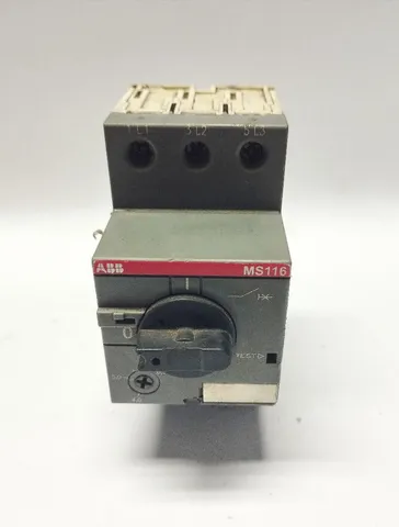 Partida manual de motor ABB MST116 6,3A 6ka 