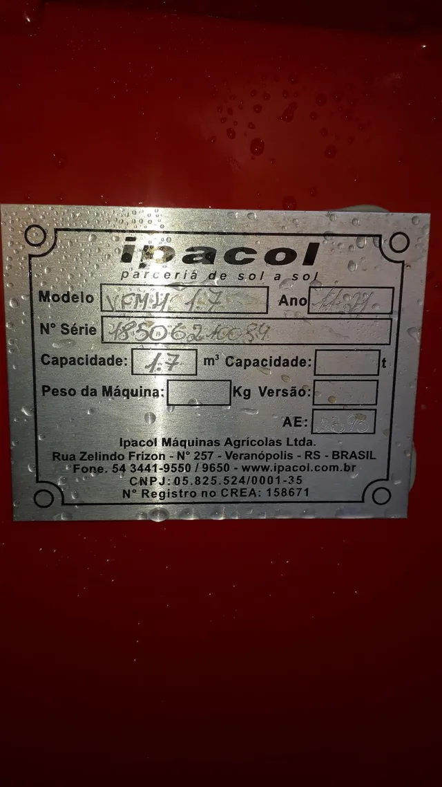 Desinsilador epacol 1.7com picador de feno valor 