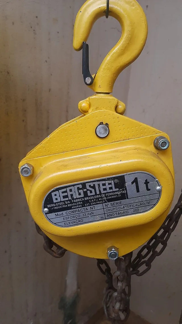 Talha manual Berg steel 1 tonelada