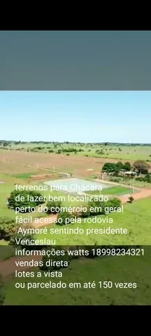 Terreno para chácara 
