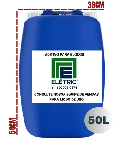 Aditivo 50 litros para bloco de concreto