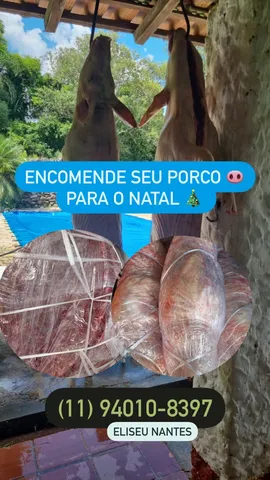 VENDE-SE PORCO LEITÃO CORTADO 