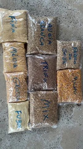 Milho quirera aveia branca trigo farelo de soja