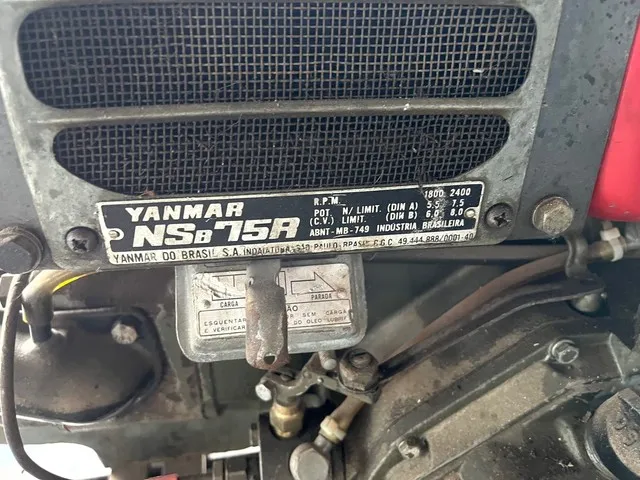 Gerador yanmar revisado Hanashiro. Mod NSB75A.