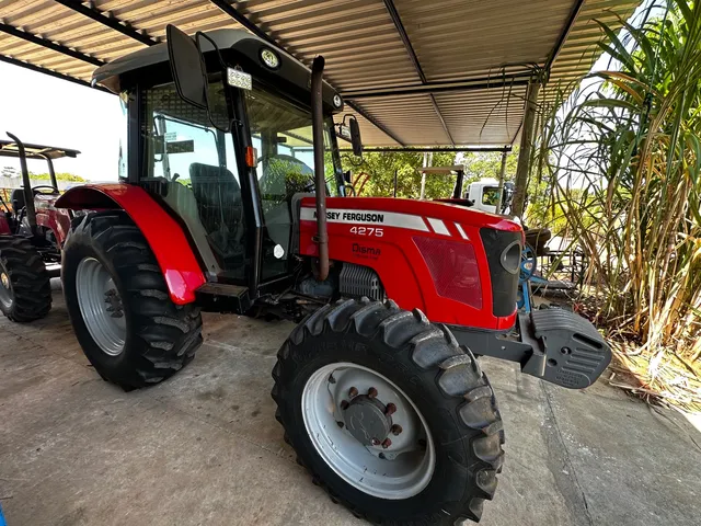 Trator MF 4275 ano 2014 -Cabinado- Super Redutor-