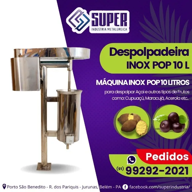 MÁquina de Açaí INoX Pop