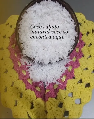 Ponto do coco ralado e juçara natural