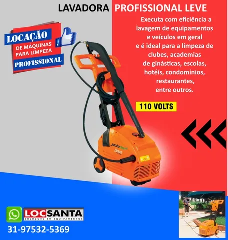 Aluguel de lavadora alta pressão 