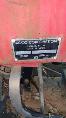 Trator 275 traçado 