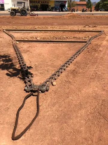 Triângulo Desbravador e Cabo de Aço para limpeza de Áreas 