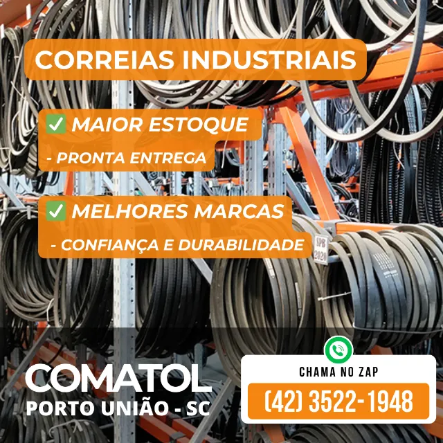 Correias Industriais é na Comatol