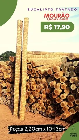 Estacas de Eucalipto Tratado
