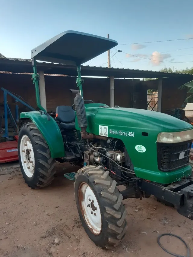 Trator green horse 454 4x4 ano 2007 trator 3 cilindro 