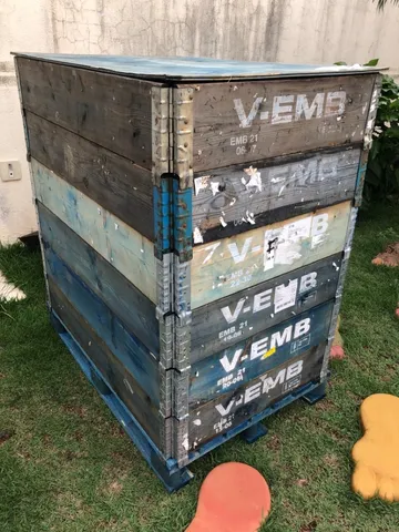 Caixa pallet desmontável 