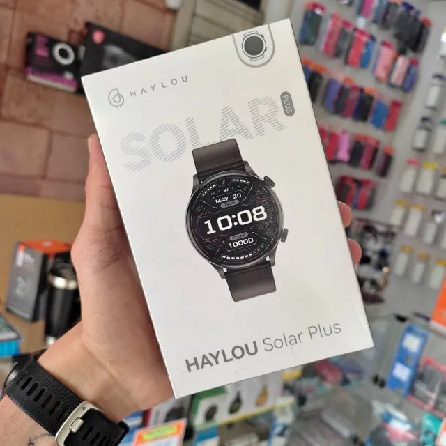  Smartwatch Haylou Solar Plus Rt3 Tela Amoled 5ATMBluetooth 5.2 Faz e Recebe chamadas
