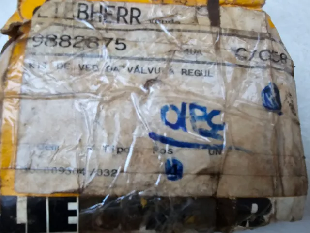 Liebherr kit de retentores vedação válvula novo original 9882875