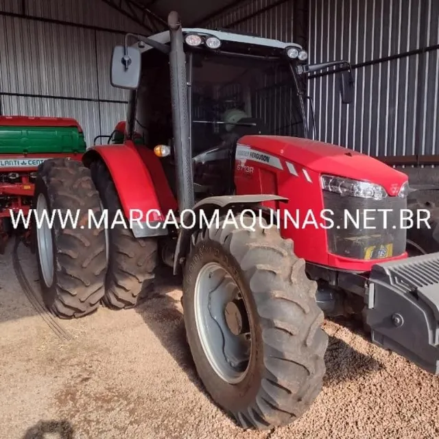MF 6713R Ano 2017 Trator Extra (135cv ) com Piloto, 1.200 Hrs