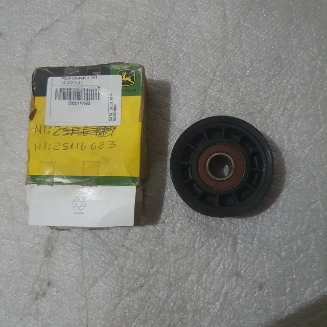 Escavadeira John deere polia correia do motor nova original AT211041