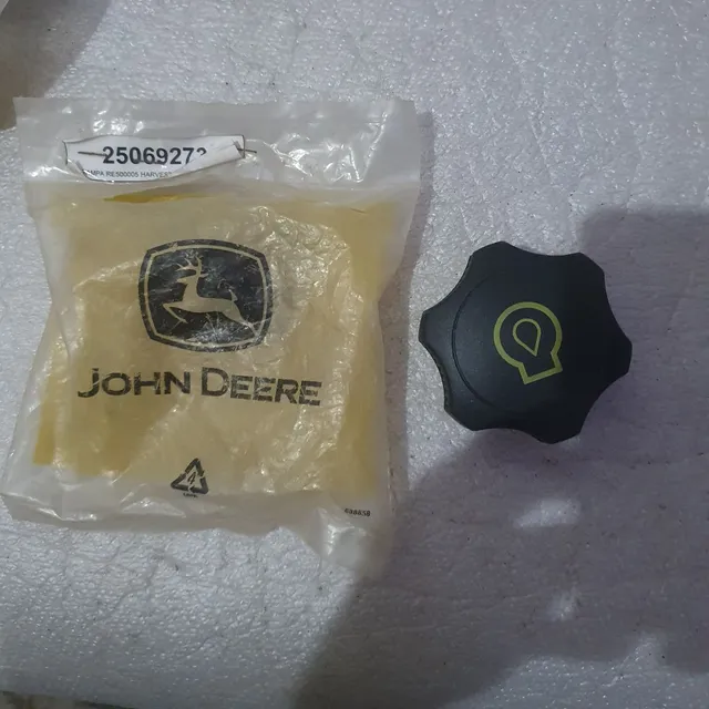 John deere equipamentos tampa enchimento óleo nova original RE500005