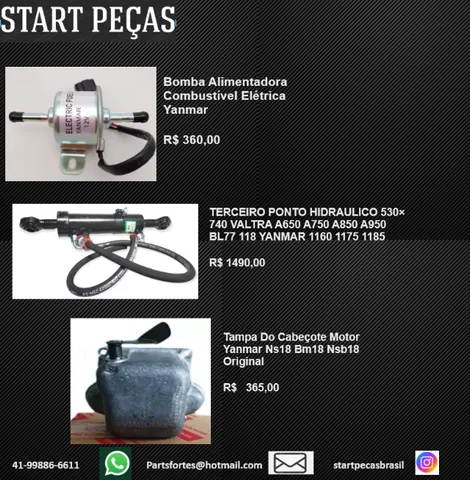 peças para tratores