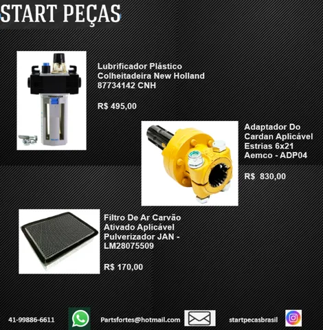 Peças agricolas