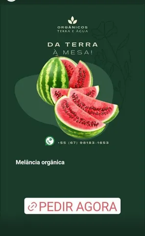 Melância Orgânica 