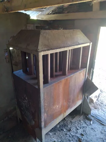 Fornalha de silo para secagem de grãos 