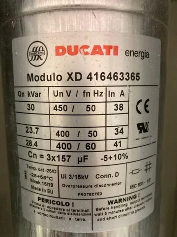 Célula Capacitiva De 30 Kvar/440v
