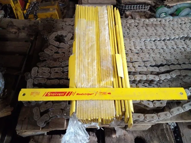 Lote de 23 serras de aço rápido Starrett, RS2106-8, 525 x 45 mm