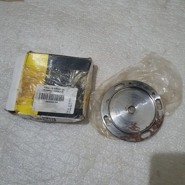 John deere equipamentos placa suporte sensor nova original F600531