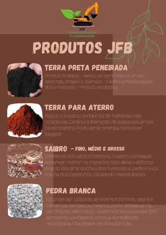 TERRAS, SAIBROS E PEDRAS 
