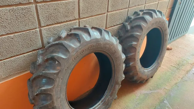 Par pneu 12.4 aro 24 goodyear trator massey valtra