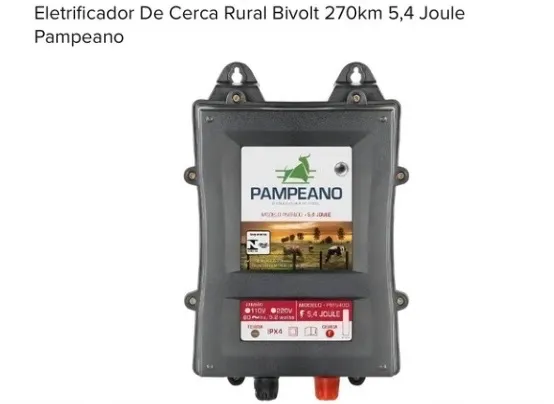 Eletrificador De Cerca Rural Bivolt- NOVO 