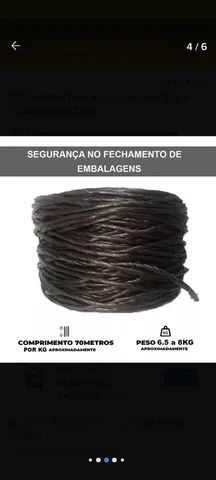 Fitilho retorcido para reciclagem 