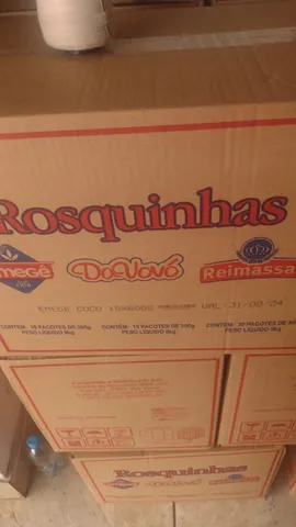 Rosquinhas cx 15 und 58,00