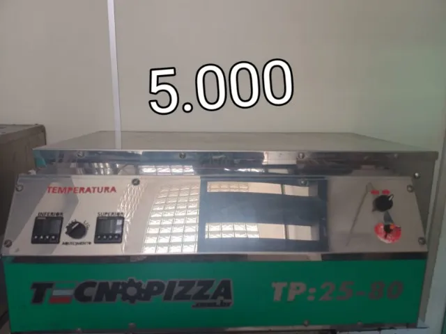 Forno de esteira elétrico.