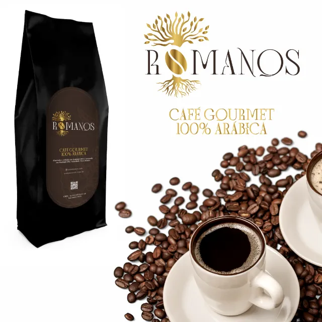 Café torrado em grãos 1kg de Araguari MG 
