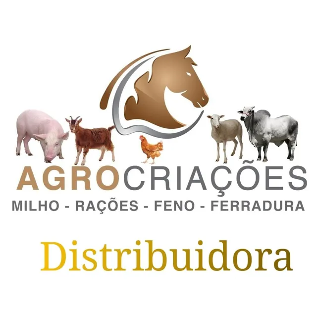 Milho, Farelo de trigo, Farelo de soja e feno