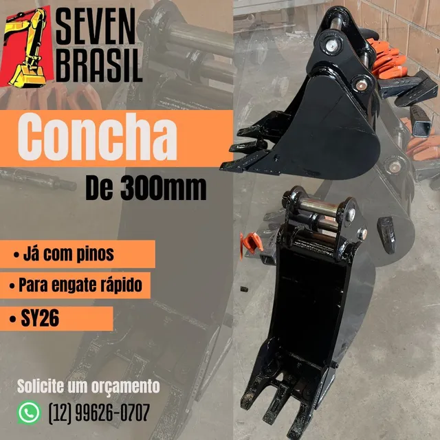 Concha para engate rápido 