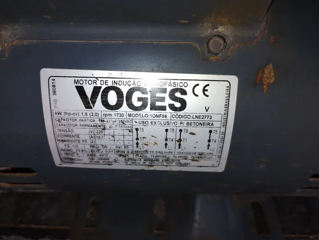 Motor eletrico vogues 