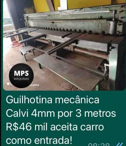 Guilhotina mecânica 4mm 3 metros 