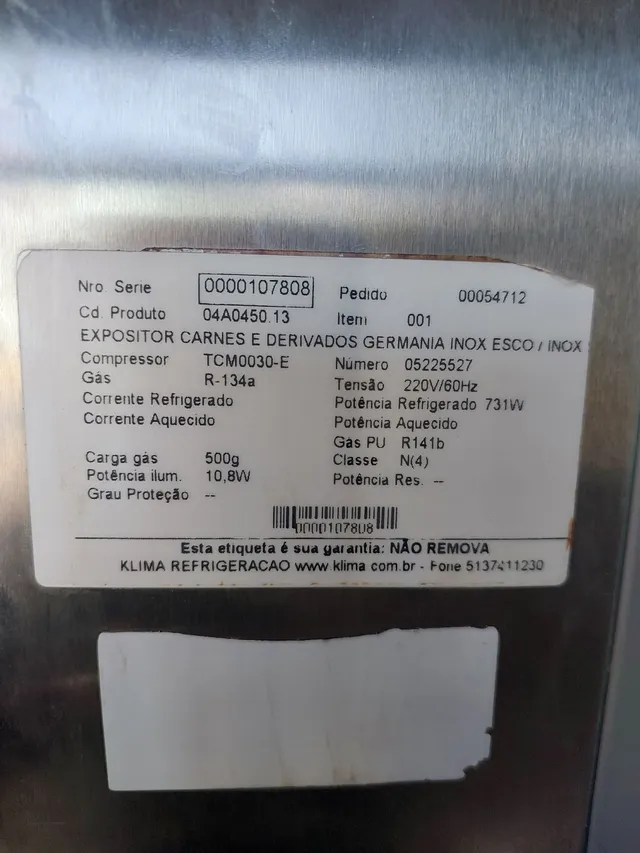 Vendo balcão expositor para açougue 