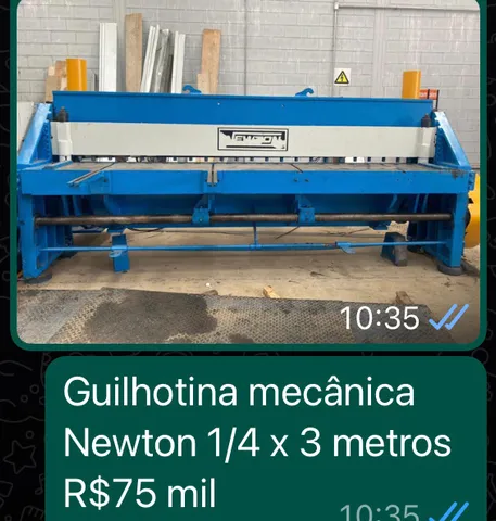 Guilhotina Newton 1/4 x 3 metros 